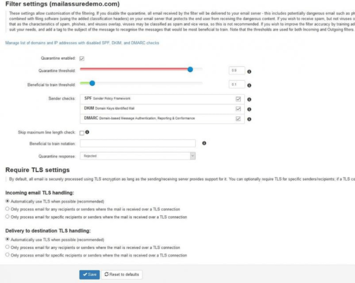 Cloud-based spam filtering solutions